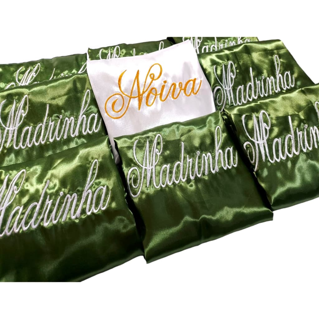 robe hobby bordado noiva madrinha mae da noiva roupao casamento