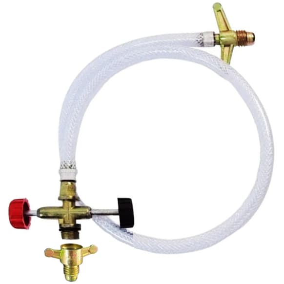 Mangueira Transferidor De Gás De 13kg Para 2kg com Adaptador