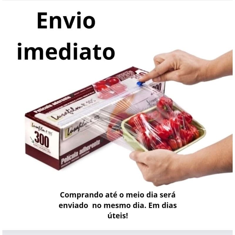 Filme PVC 28cm X 300 Metros - Filme de PVC - COM LÂMINA DE CORTE