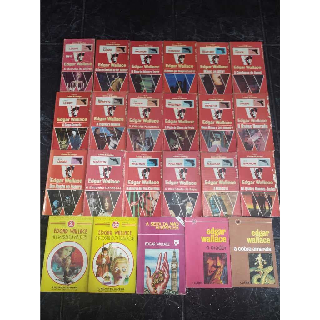 LIVROS DO AUTOR EDGAR WALLACE POR R$29,90