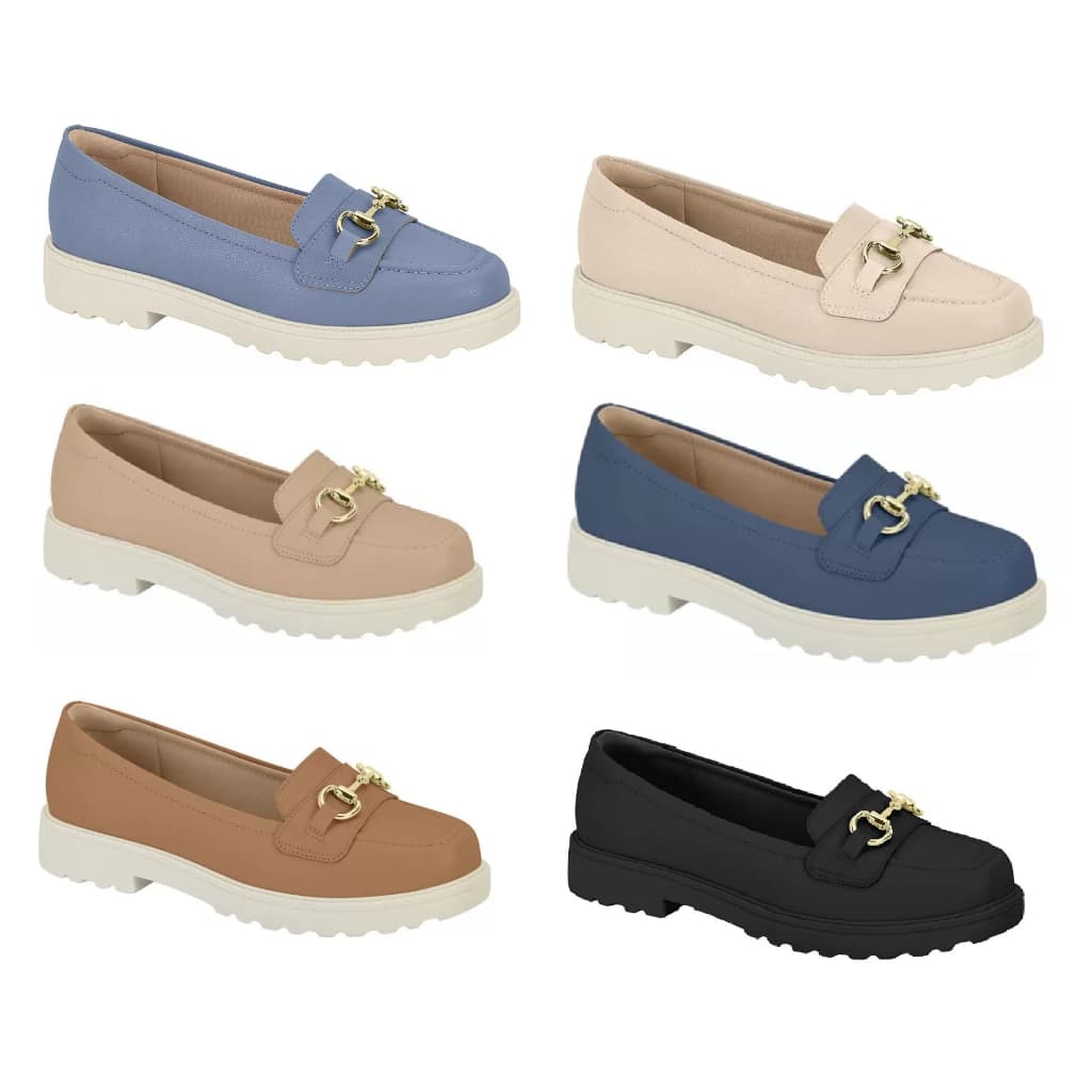 Mocassim Feminino Modare Ultraconforto Modelo Loafer Tratorado