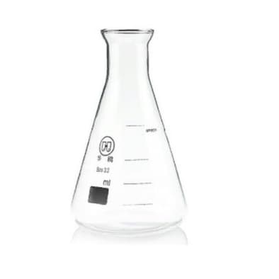 Erlenmeyer de vidro Boca Estreita