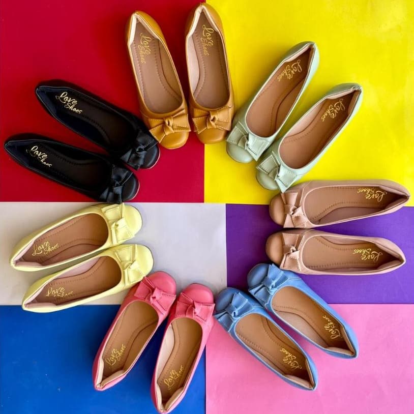 Sapatilha Feminino Bico Quadrado Laço Maitê Love Shoes 34 Ao 40