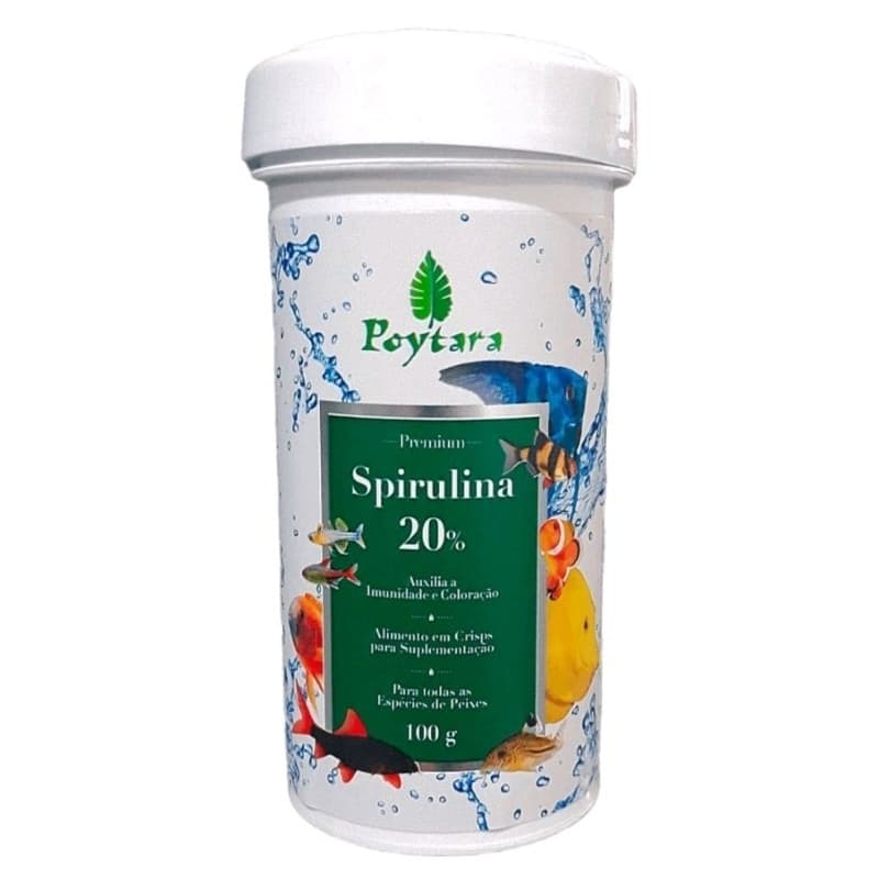 Ração Poytara Spirulina 100gr