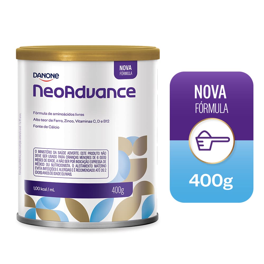 Neoadvance 400g Danone Kit com 4 Latas