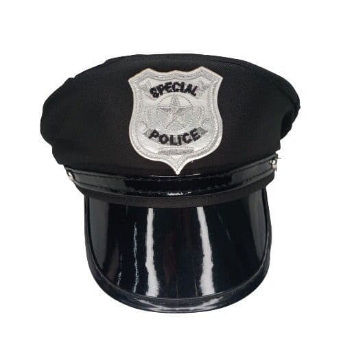 Chapéu Quepe Policial Carnaval, Festas Fantasia e Haloween