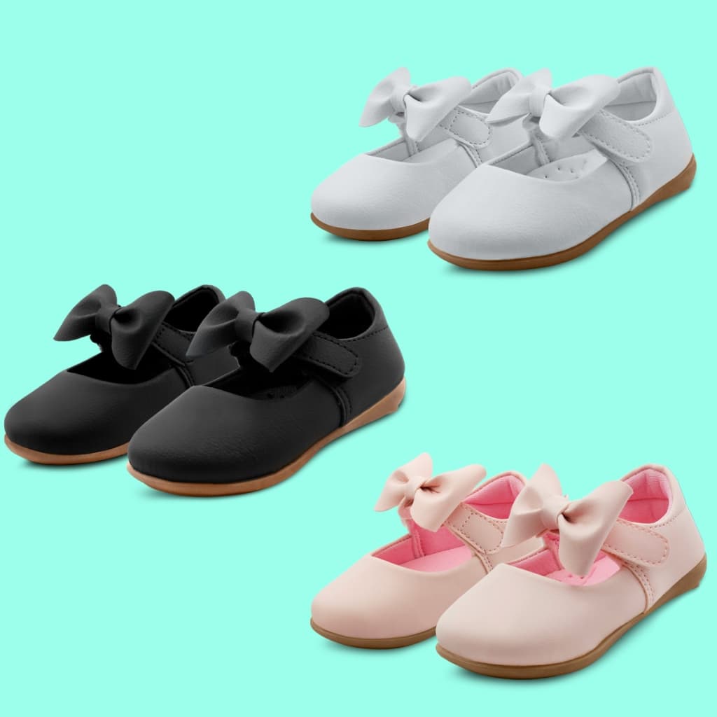 Sapatilha Infantil Com Laço Sapato Boneca Festa do 18 ao 24
