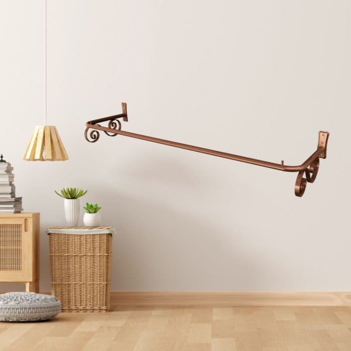 Arara para Roupas Vintage com Arabesco 1,20m Rose