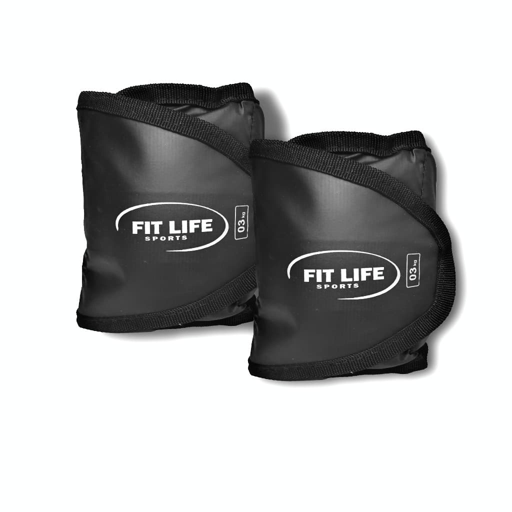 Par Caneleira Tornozeleira de Peso 3kg Fit Life