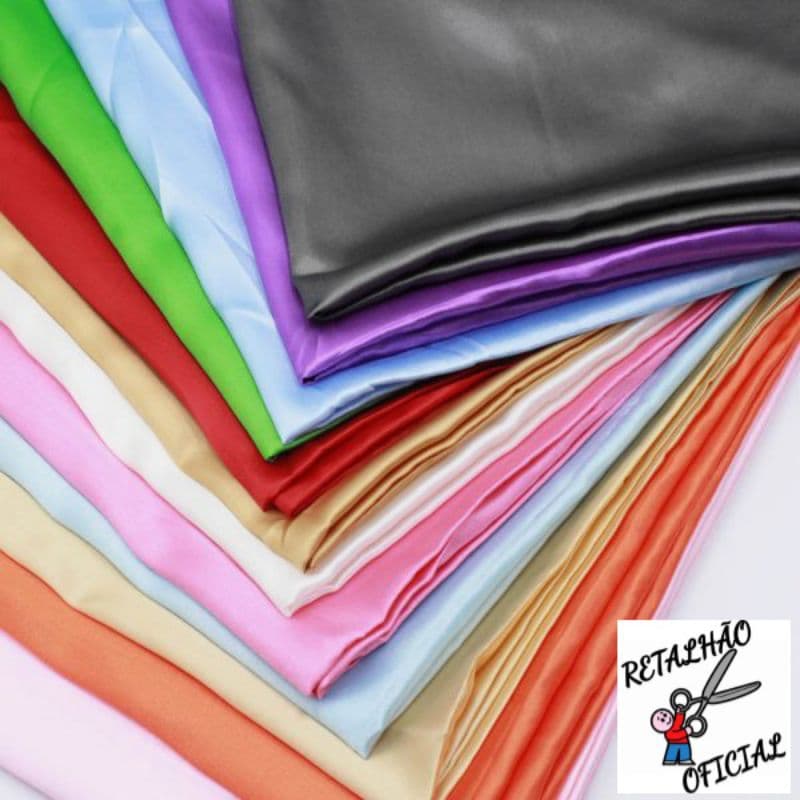 3 Metros Tecido Cetim Charmousse 1,50M Largura Cetim Liso + Barato