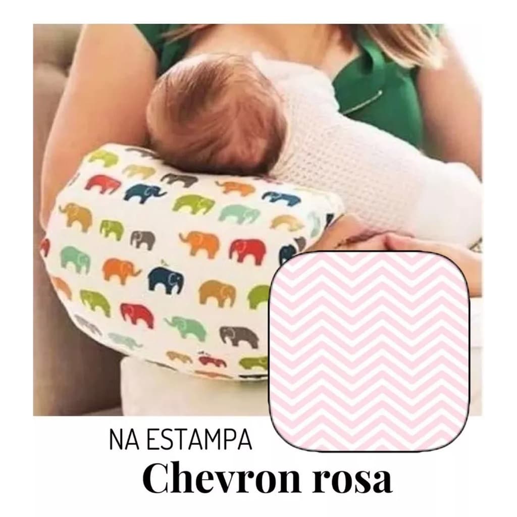 ALMOFADA AMAMENTAÇÃO TRAVESSEIRO DE BRAÇO COM VELCRO