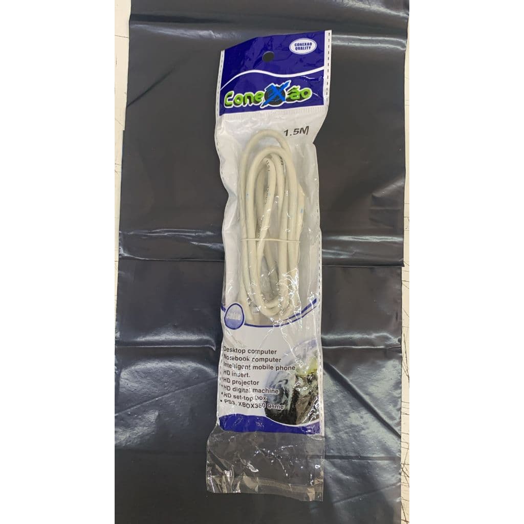 Cabo de Antena Coaxial de 1,5 mts