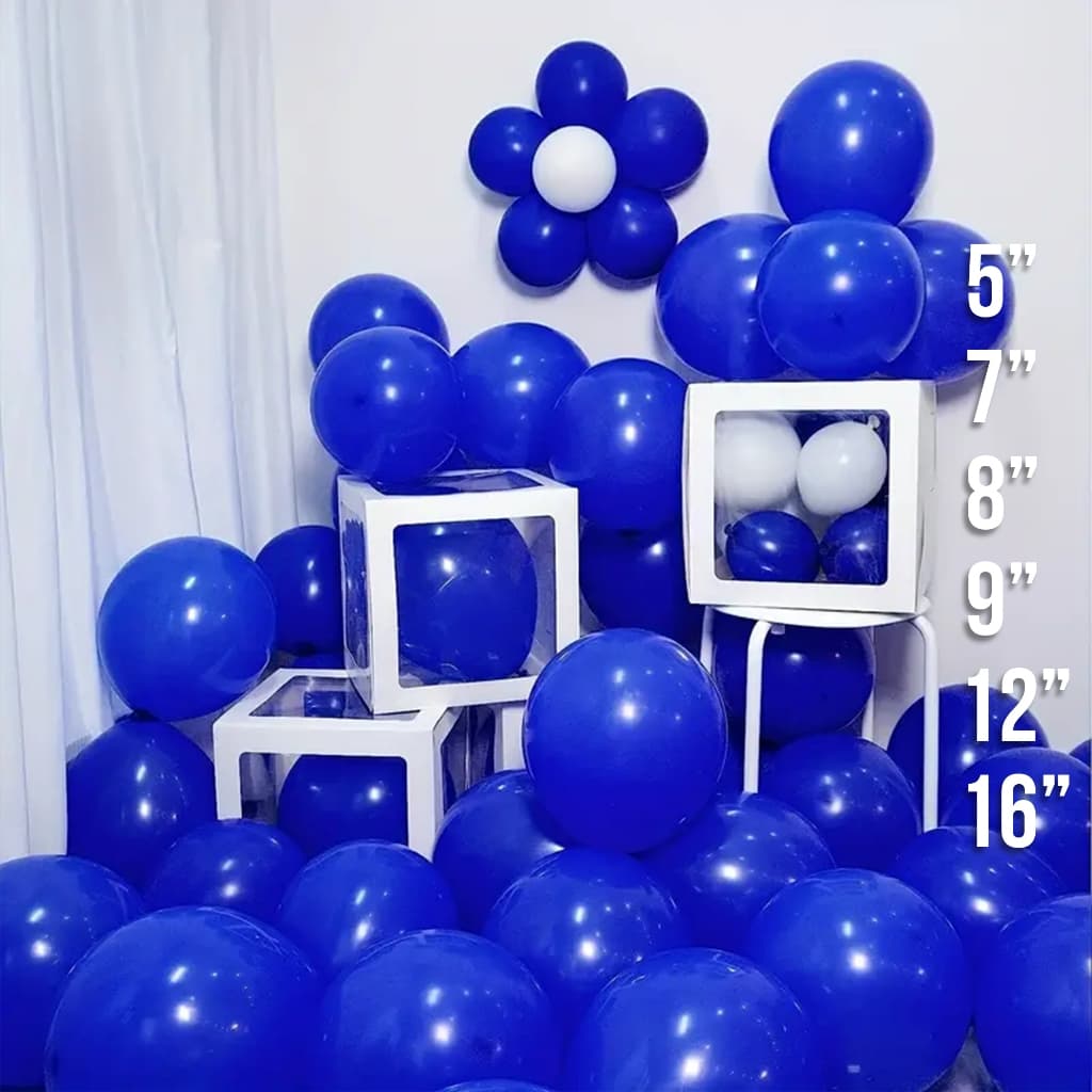 Balão Azul Royal FestBall | Bexiga de Látex Variados Tamanhos e Quantidades