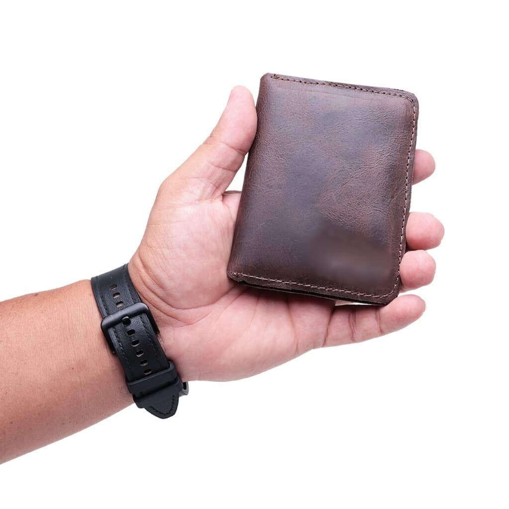 Carteira Masculina Couro Legítimo Modelo Flip Slim Alta Qualidade