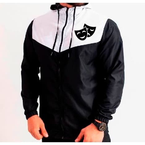 Corta Vento Masculino Feliz Triste Blusa de Frio