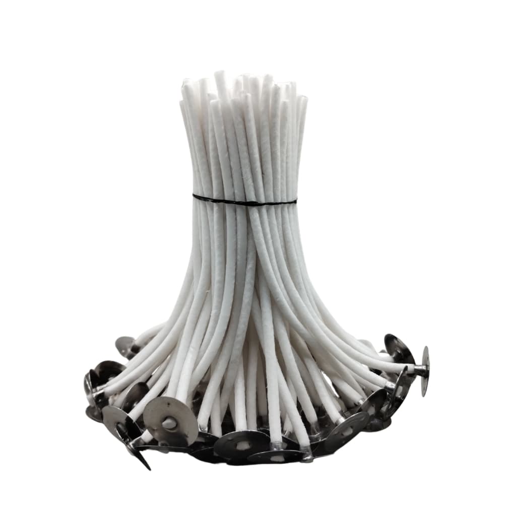 Pavio Para Vela Aromática Decorativas Grosso 100% Algodão Parafinado 3mm 10cm Casamento 50 Un B2040