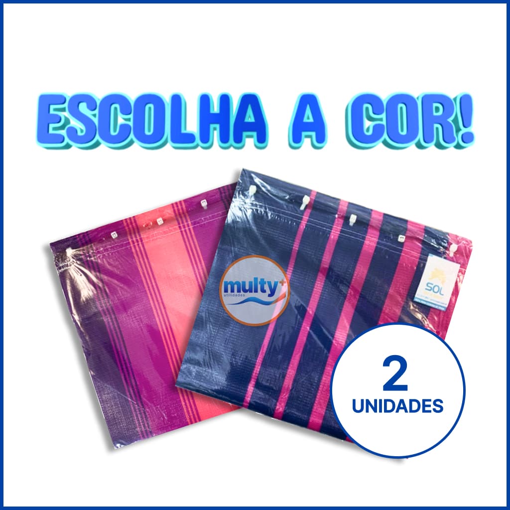 Refil Para Cadeira de Praia Original Sol Kit 2 Unidades