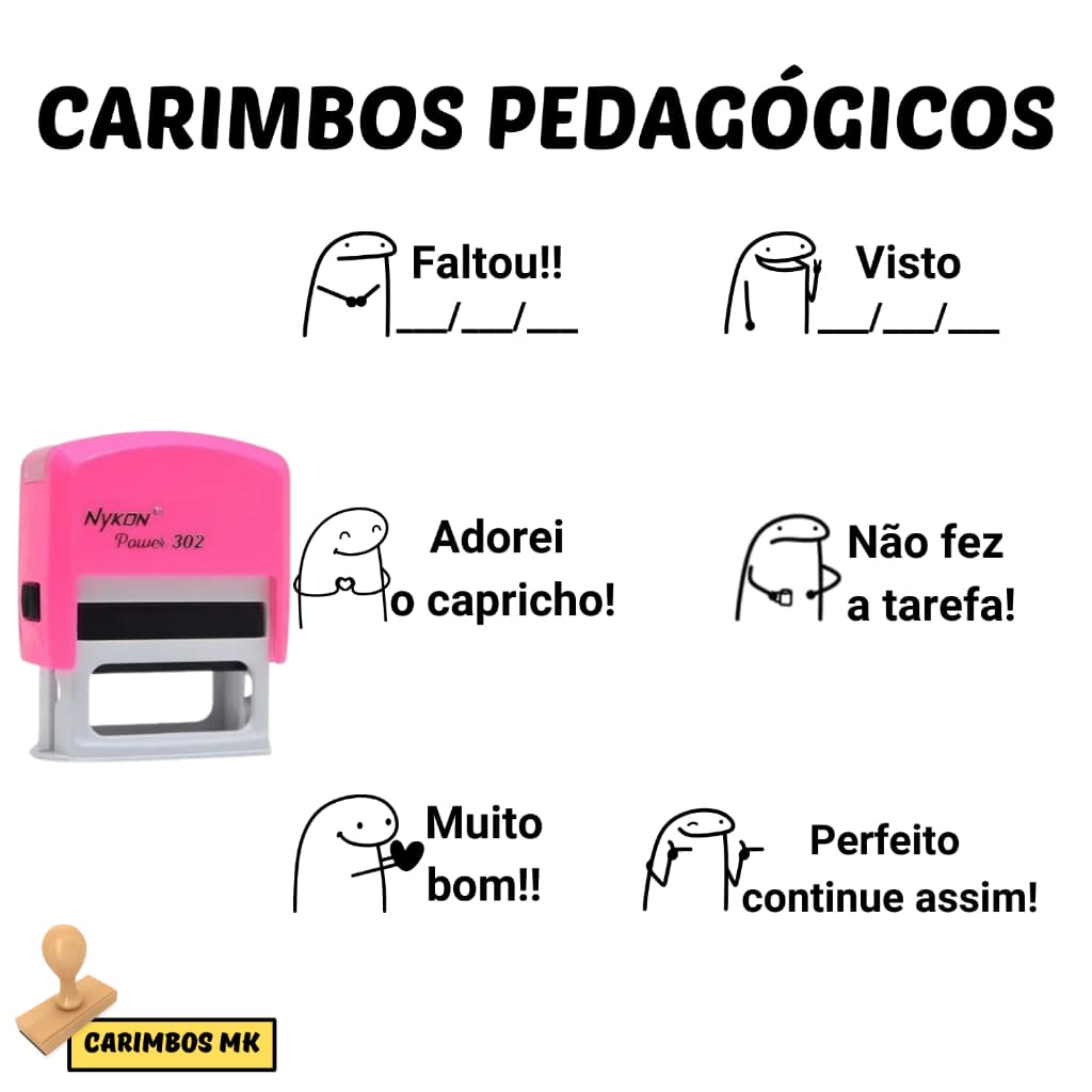 CARIMBO PEDAGÓGICO: PROFESSORES