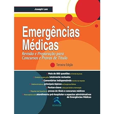 Emergências Médicas: Revisão e Preparação para Concursos e Provas de Título Capa comum