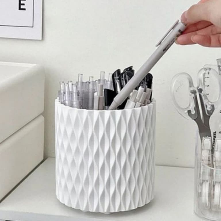Porta Pinceis e Caneta Giratório de 360° para pincéis de maquiagem