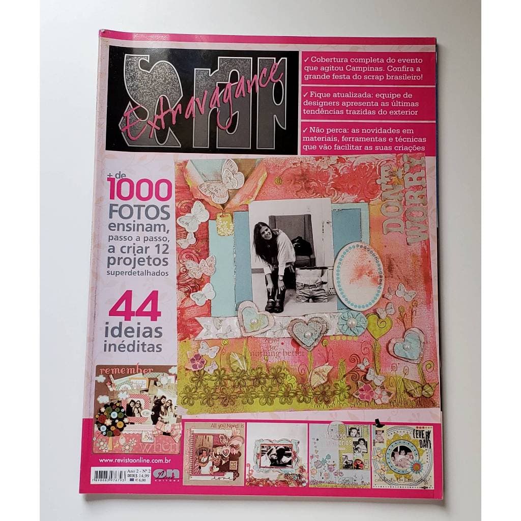 Revista Scrap Extravagance 2 12 Projetos 44 Idéias