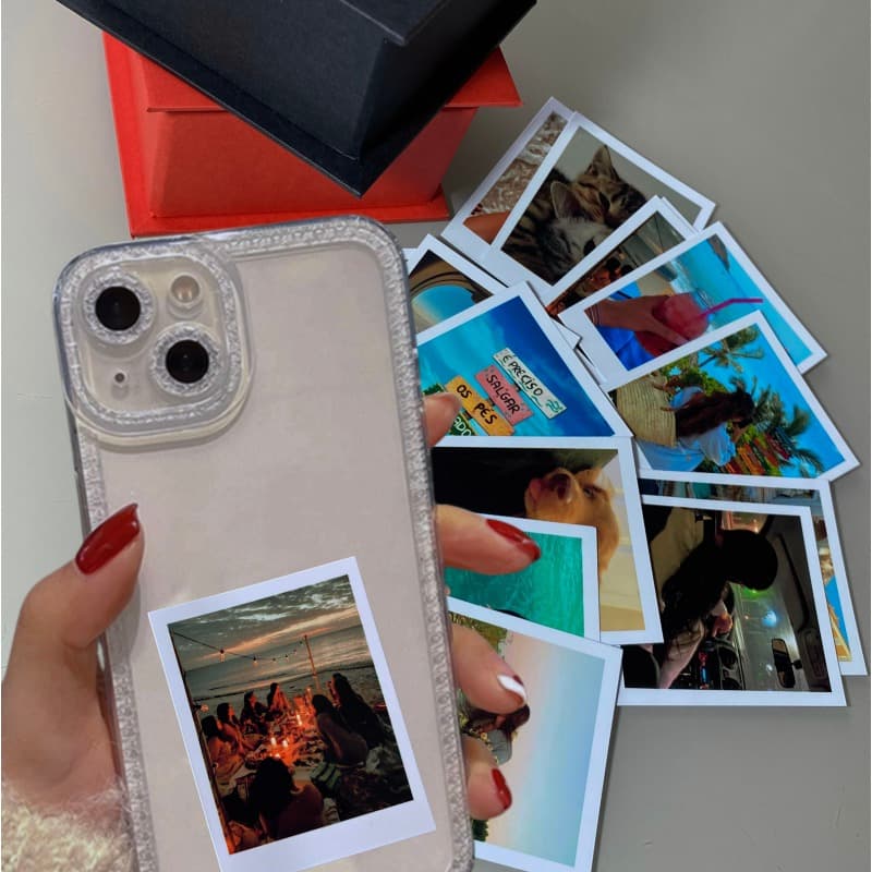 Mini Foto KIT 64 UNIDADES  - Cabe na capinha de Celular - Alta qualidade - Sem legendas