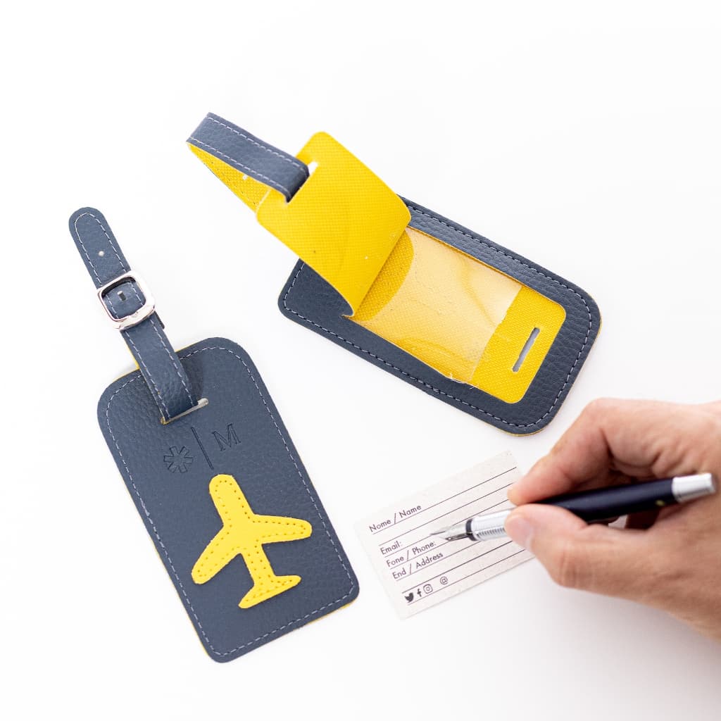 Kit viagem maktub  2 Tag De Mala e Mochila Viagem  + Porta Passaporte ideal mala mochila tag