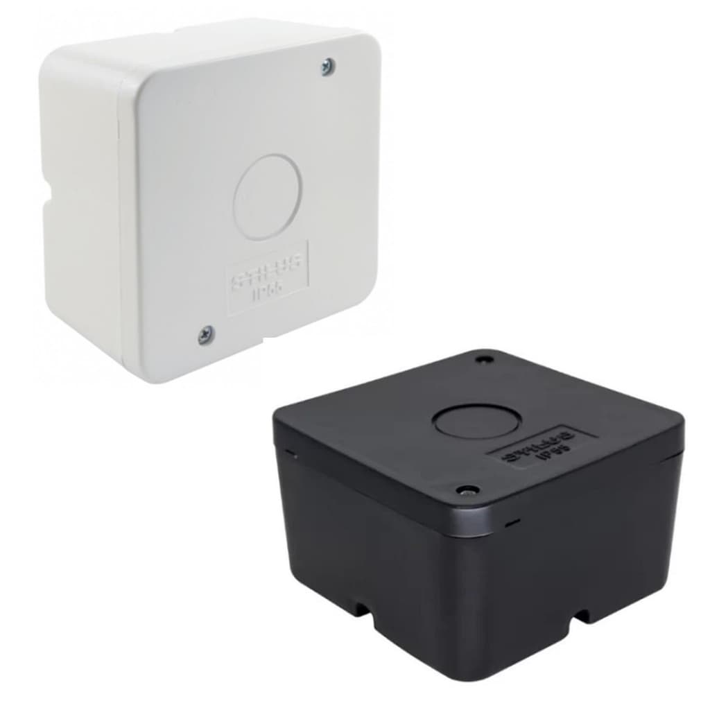 Caixa Plastica Organizadora p/ Camera Cftv C/ Parafuso e Vedação Stilus