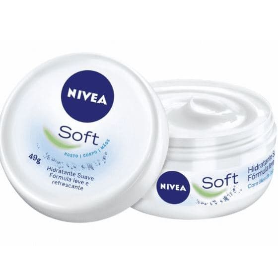 CREME NIVEA SOFT  48g COM VITAMINA E - CREME PARA ROSTO CORPO E MÃOS