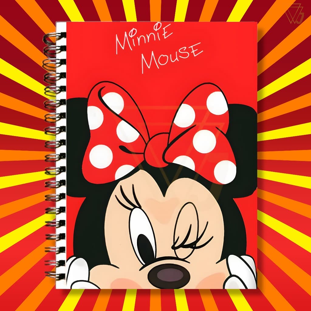 Adesivo Para Capa de Caderno Top Minnie Mouse Excelente Qualidade