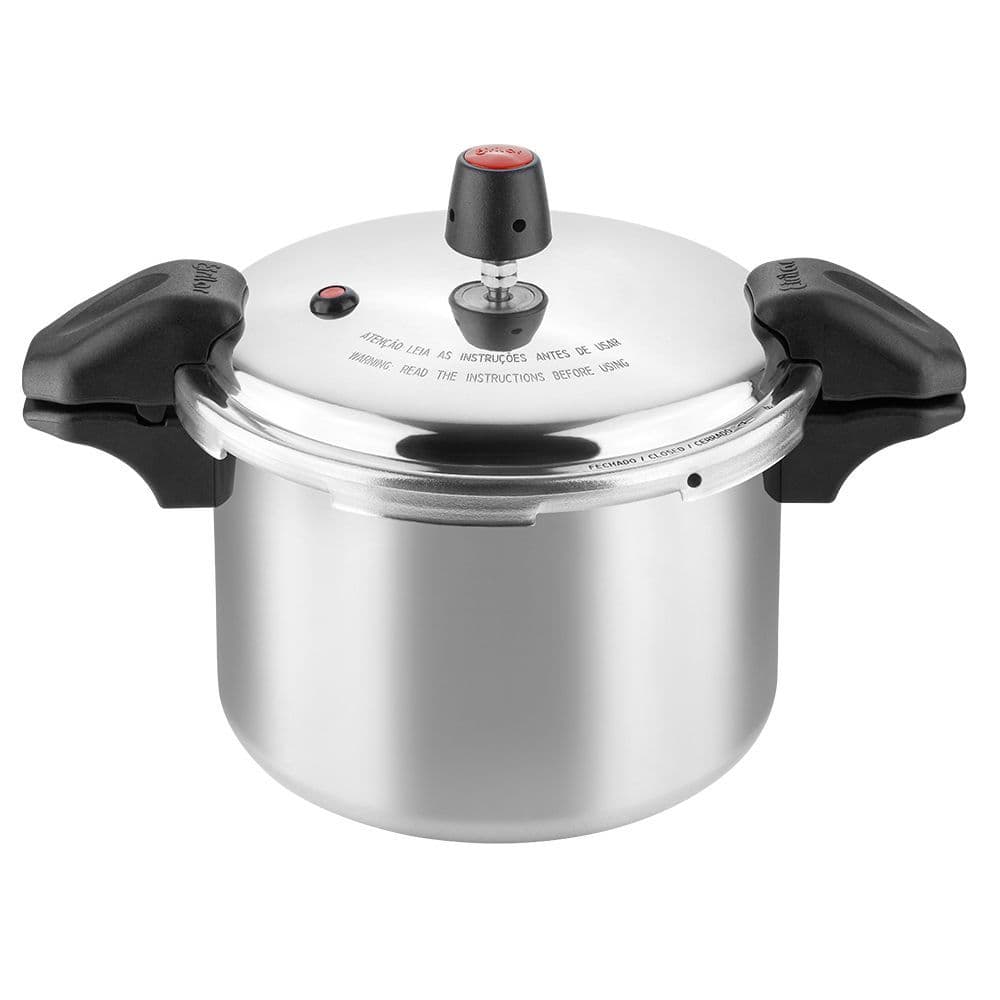 Panela De Pressão 4,5 Litros Alça Fechamento Externo Polida Eirilar