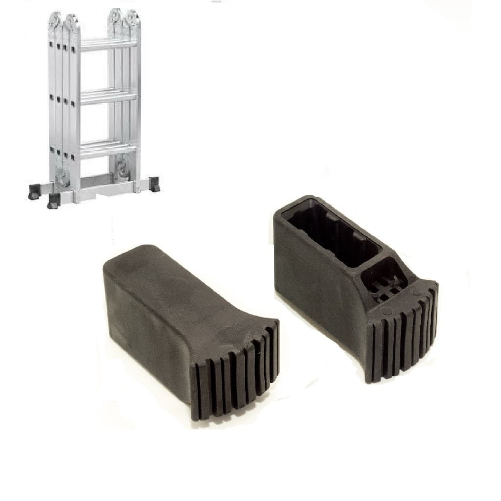 Pé Sapata Borracha Escada Articulada Multifuncional 60mmx19mm (2 Unidades)
