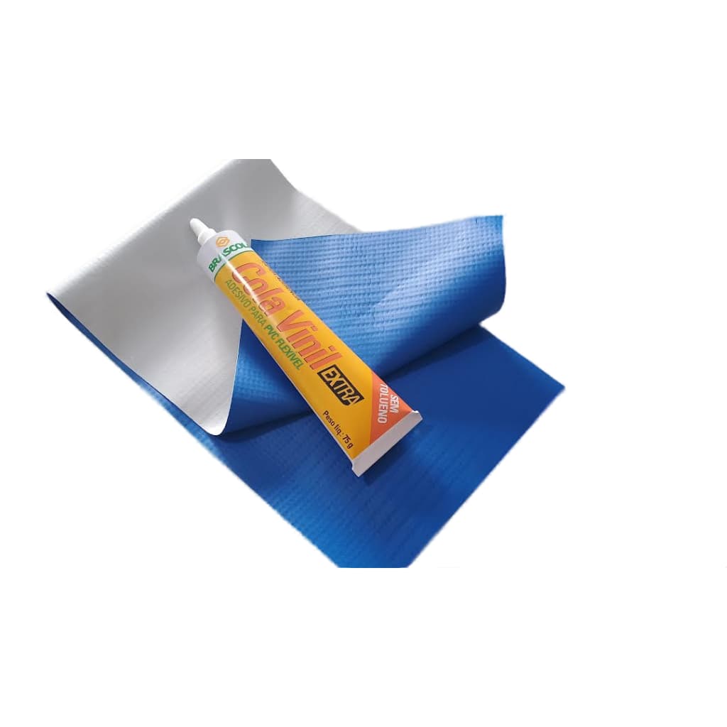 Reparos Para Piscinas  Kit Cola Vinil nais tira vinil para reposição