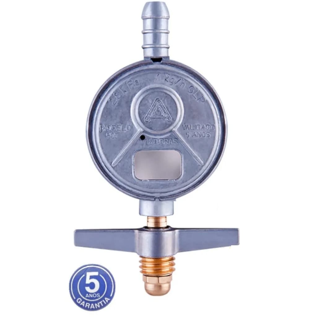 Registro Regulador De Gás ALIANÇA 1kg/h Cozinha Botijão 13Kg