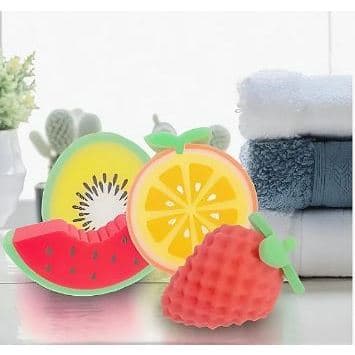 Esponja de banho frutas (unidade) Momment