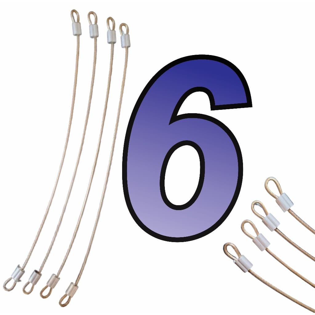 Lacres De Aço Para Malas, Bolsas E Mochilas Kit Com 6 Pçs