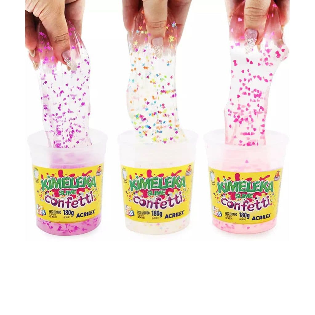 Slime Kimeleka Confetti 180 Gramas - Acrilex