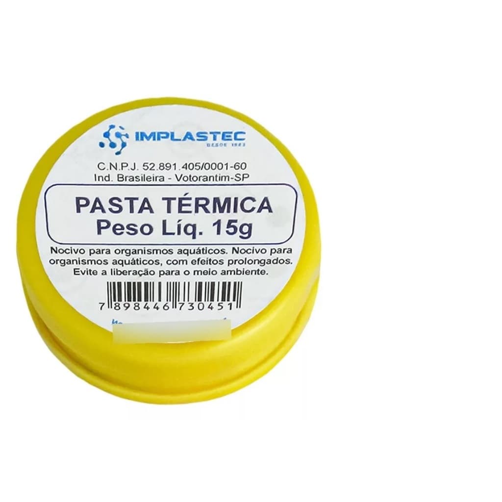Pasta Térmica Branca Implastec Pote 15g