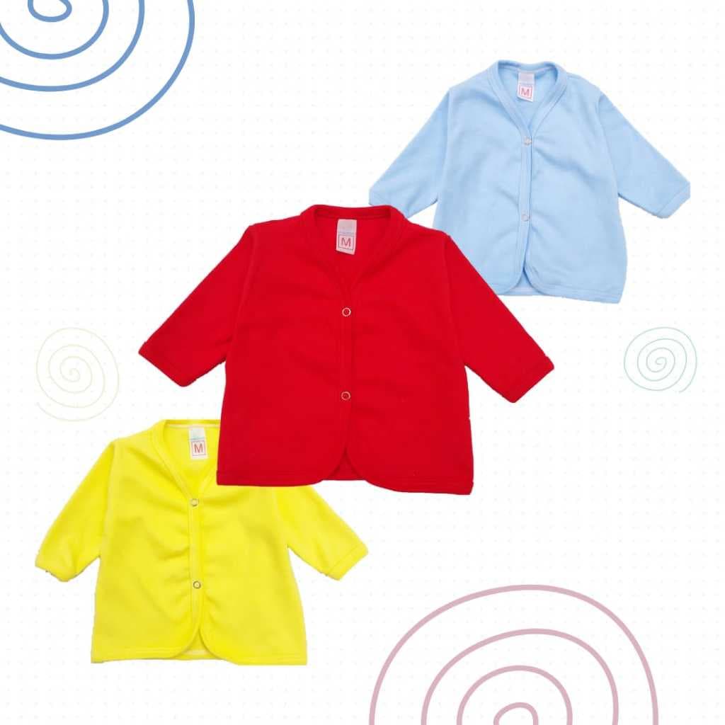 Casaquinho Bebê / Infantil (Suedine 100% Algodão) Cores Femininas e Masculinas