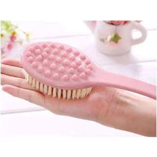 Escova De Banho Macia Lavar Corpo Idoso Escovão Massageado