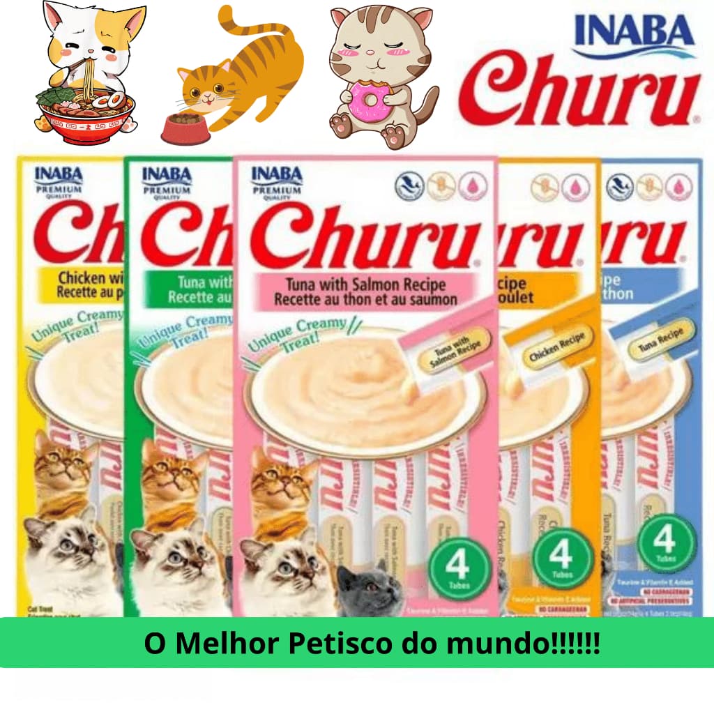Petisco Churu Patê para Gatos - OFERTA VALIDADE CURTA Val 05/2026