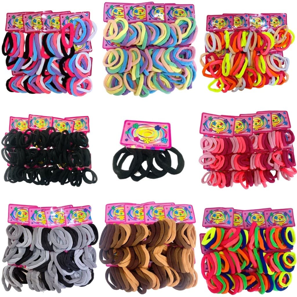 KiT 36-72 Elástico de Cabelo feminino Xuxinha rabicó para cabelo Atacado