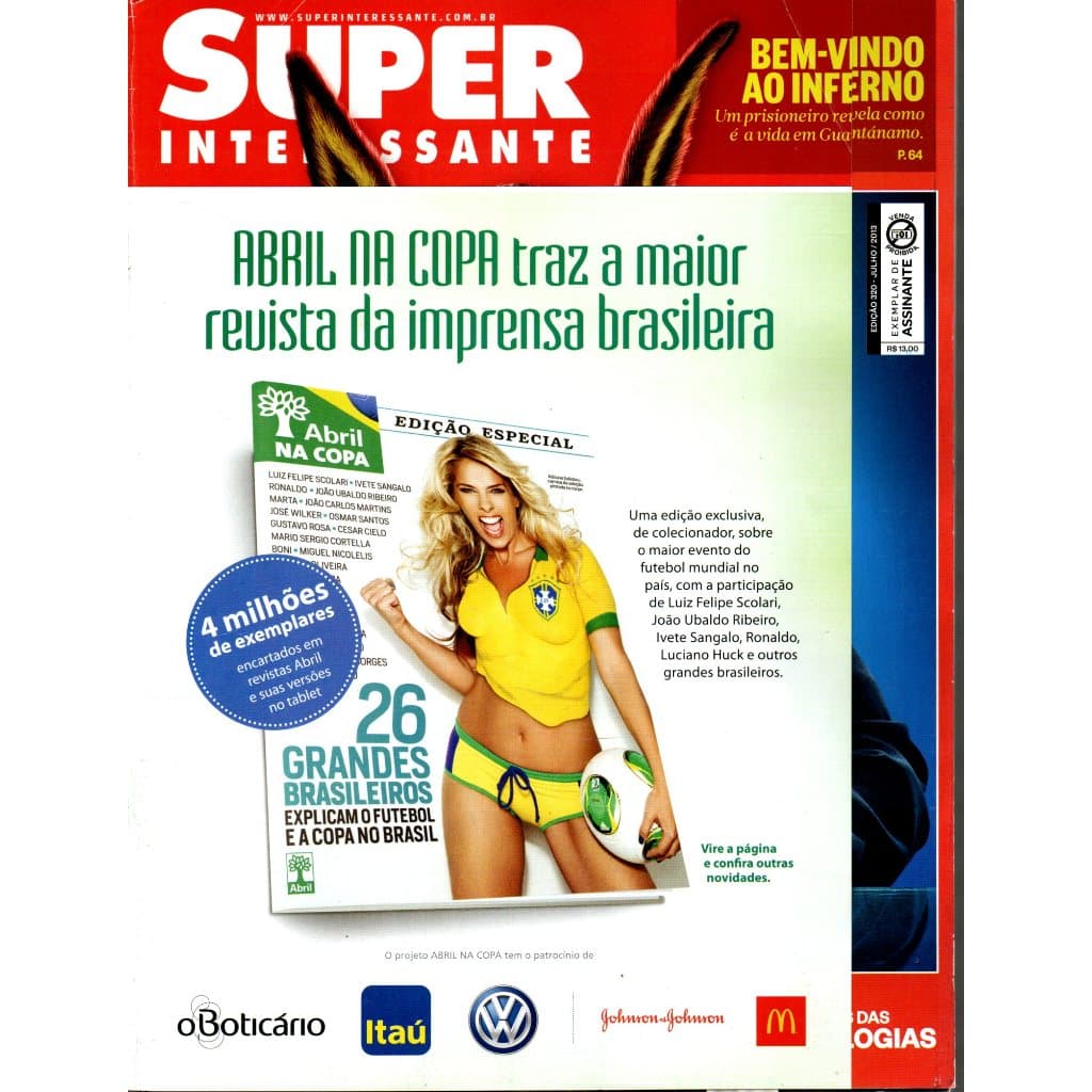 Revista Super Interessante, Nº 320, Julho De 2013