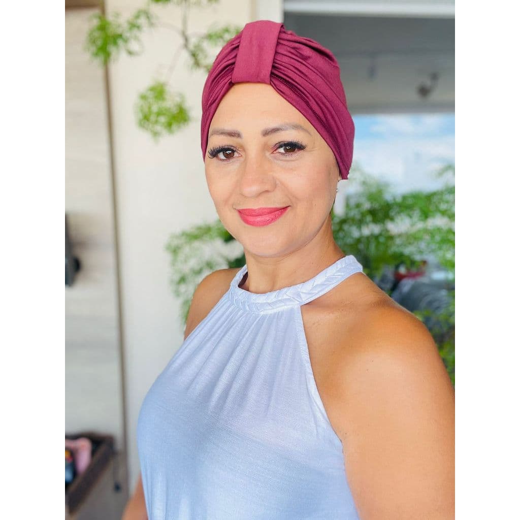 Turbante Básico essencial com pala alopecia Quimioterapia
