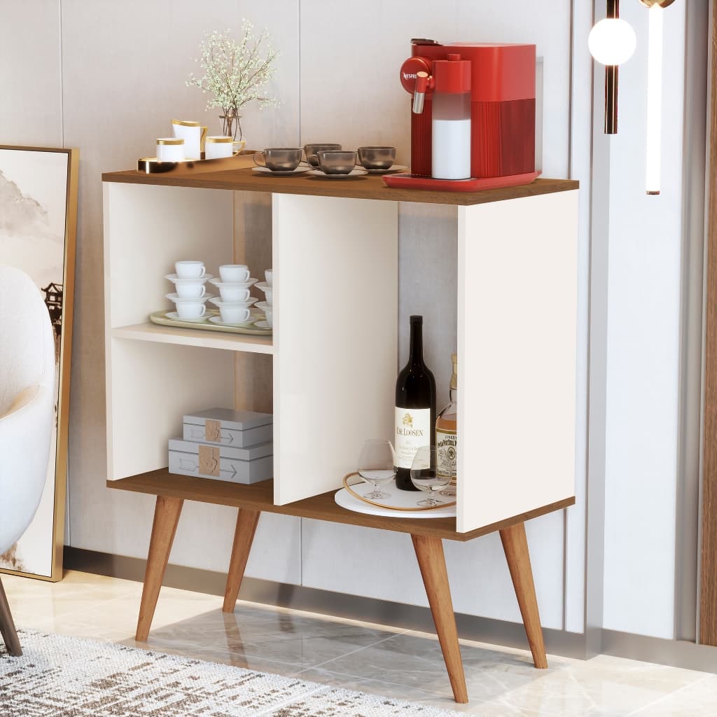 Buffet Aparador Cantinho do Café Axios Com Pé Palito - Várias Cores