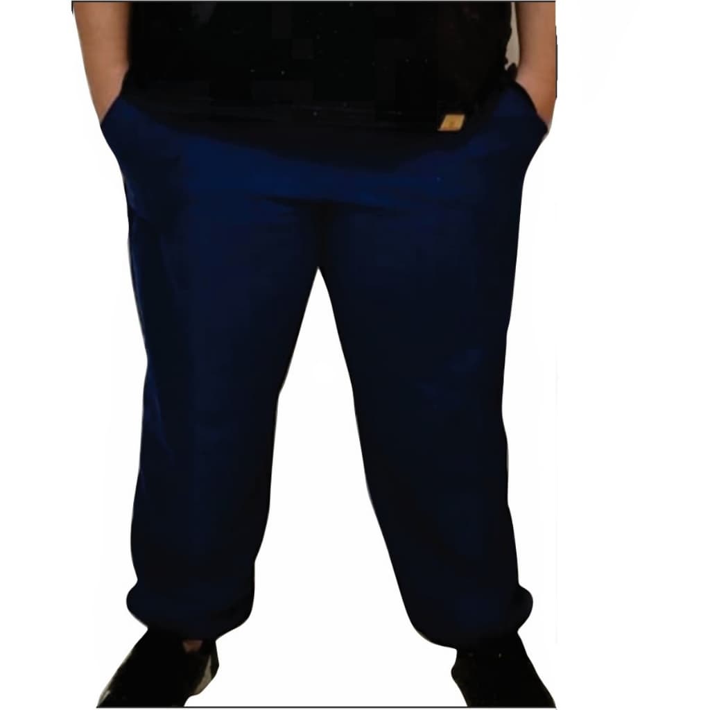 Calça Moletom Peluciada Masculina jogger Básica Inverno Plus size Extra grande