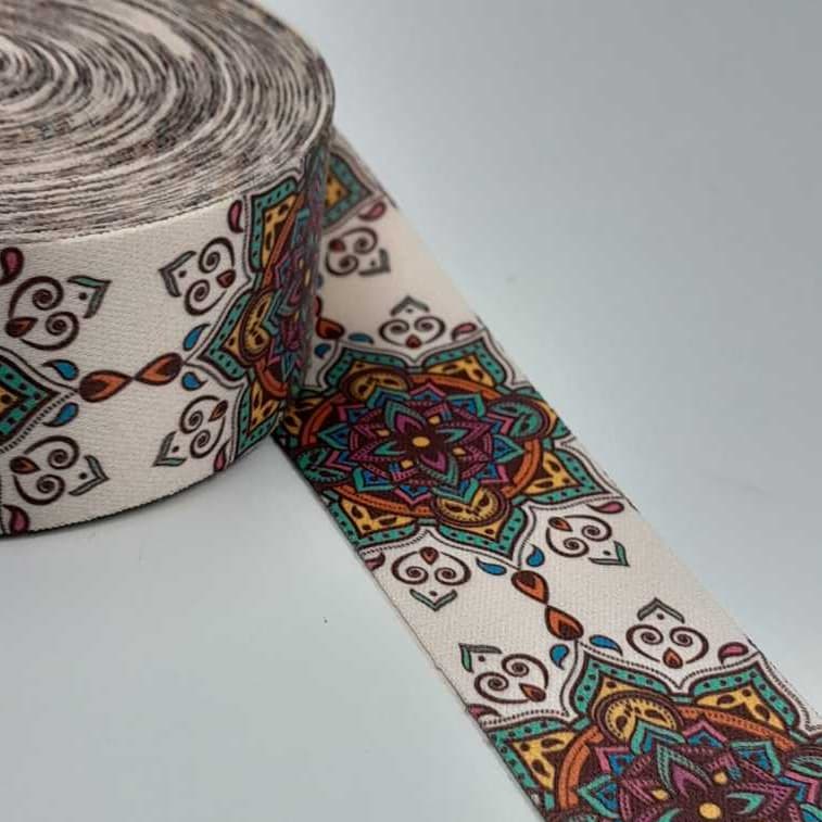 Alça Para Bolsa Estampa Mandala Flor - Metro