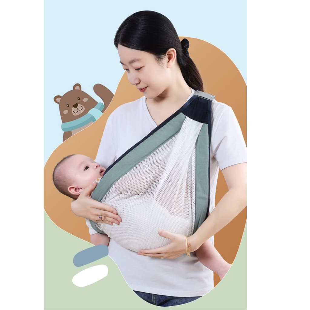 Baby Sling Canguru De Passeio Para Bebês Descanso Ergonômico Algodão 20KG Até 3 Anos