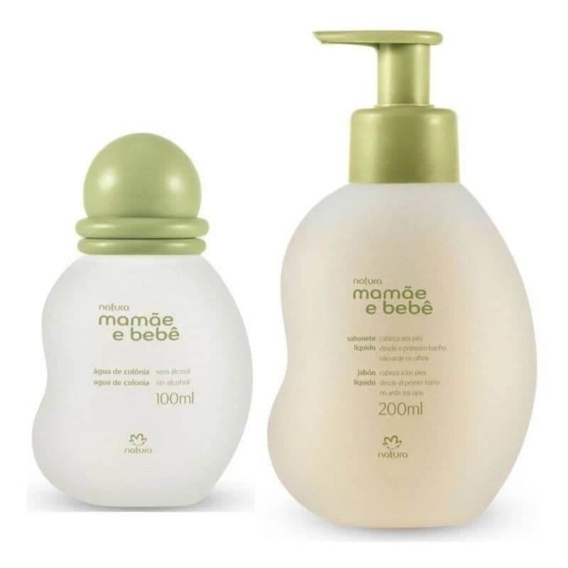 kit Mamãe Bebê Água de Colônia 100ml + Sabonete líquido 200 ml