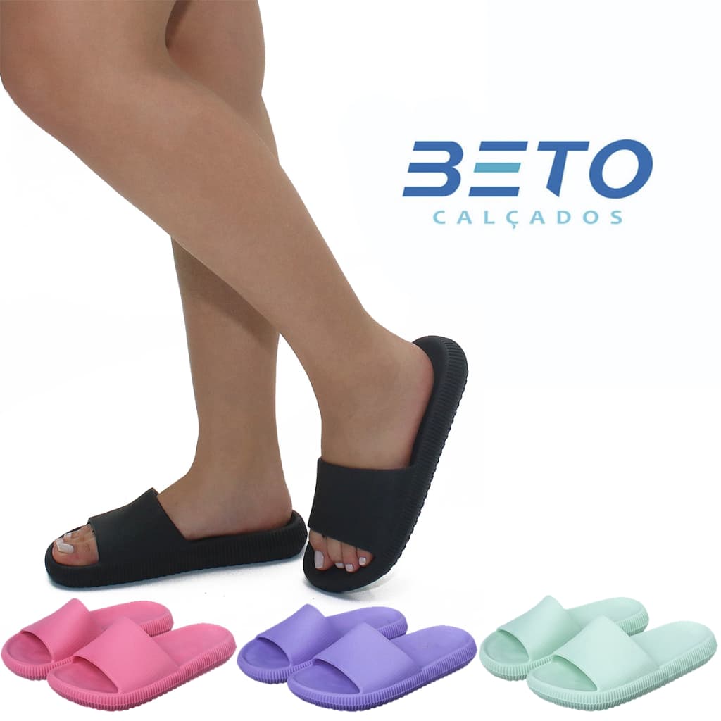 Chinelo Nuvem Slide Adulto Macio